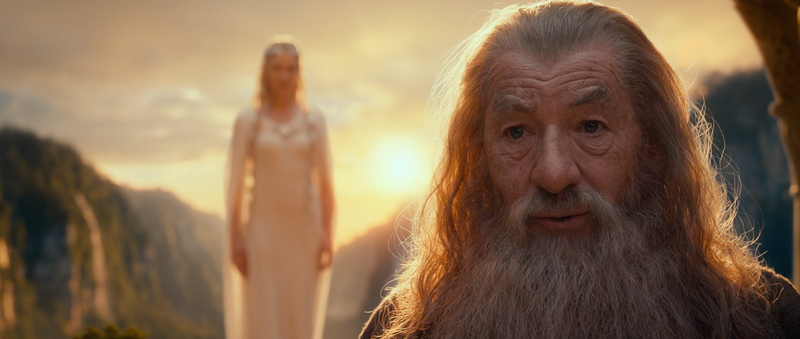 Galadriel’s in the background because we don’t need her here.